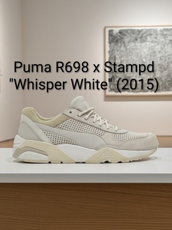Puma Other - Puma R698 x Stampd Rare "Whisper White" (2015) M8.5/W10 EUC OG ALL